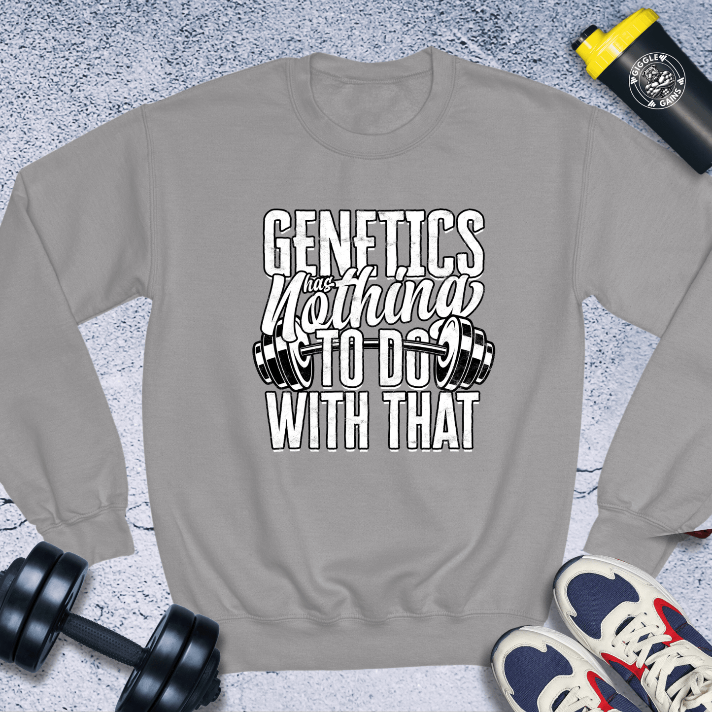 Sweatshirt Sport Grey / S Genetics Nothing To Do With That Crewneck