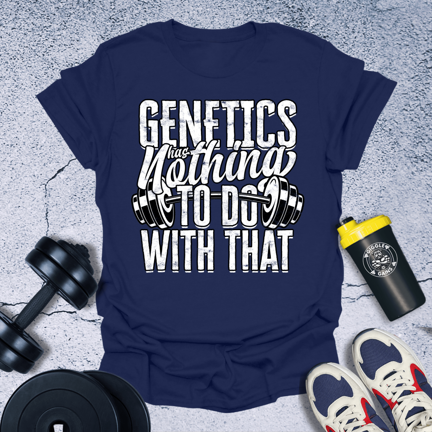 T-Shirt Navy / S Genetics Nothing To Do With That T-Shirt