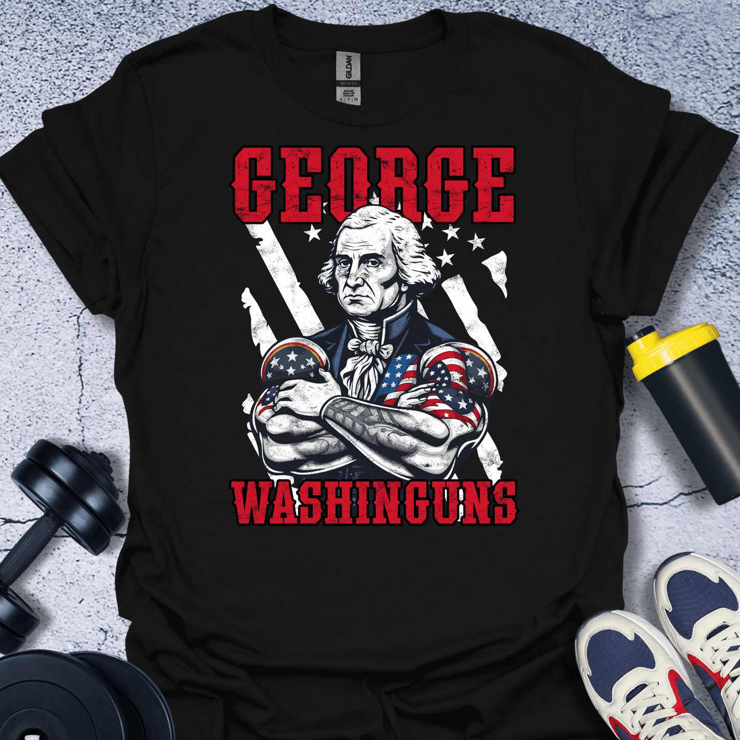 T-Shirt Black / S George Washinguns T-Shirt