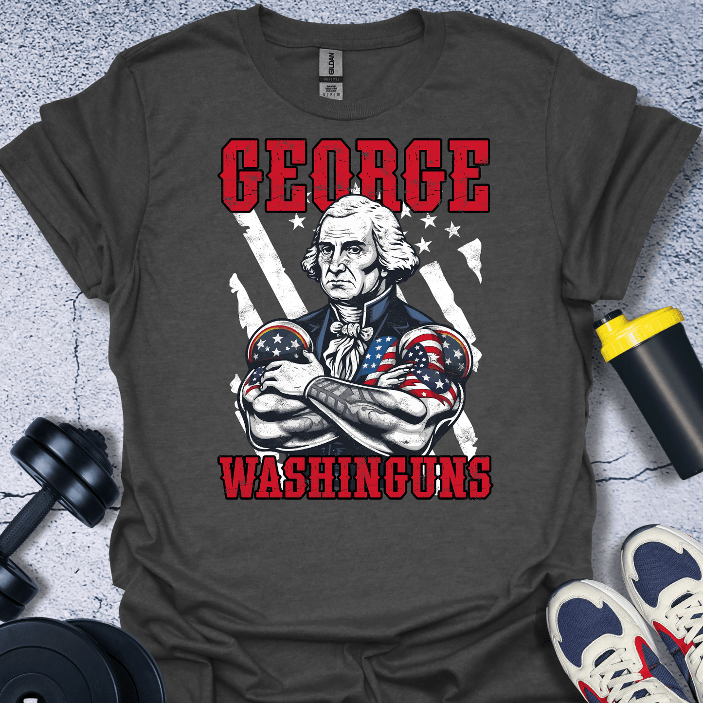 T-Shirt Dark Heather / S George Washinguns T-Shirt