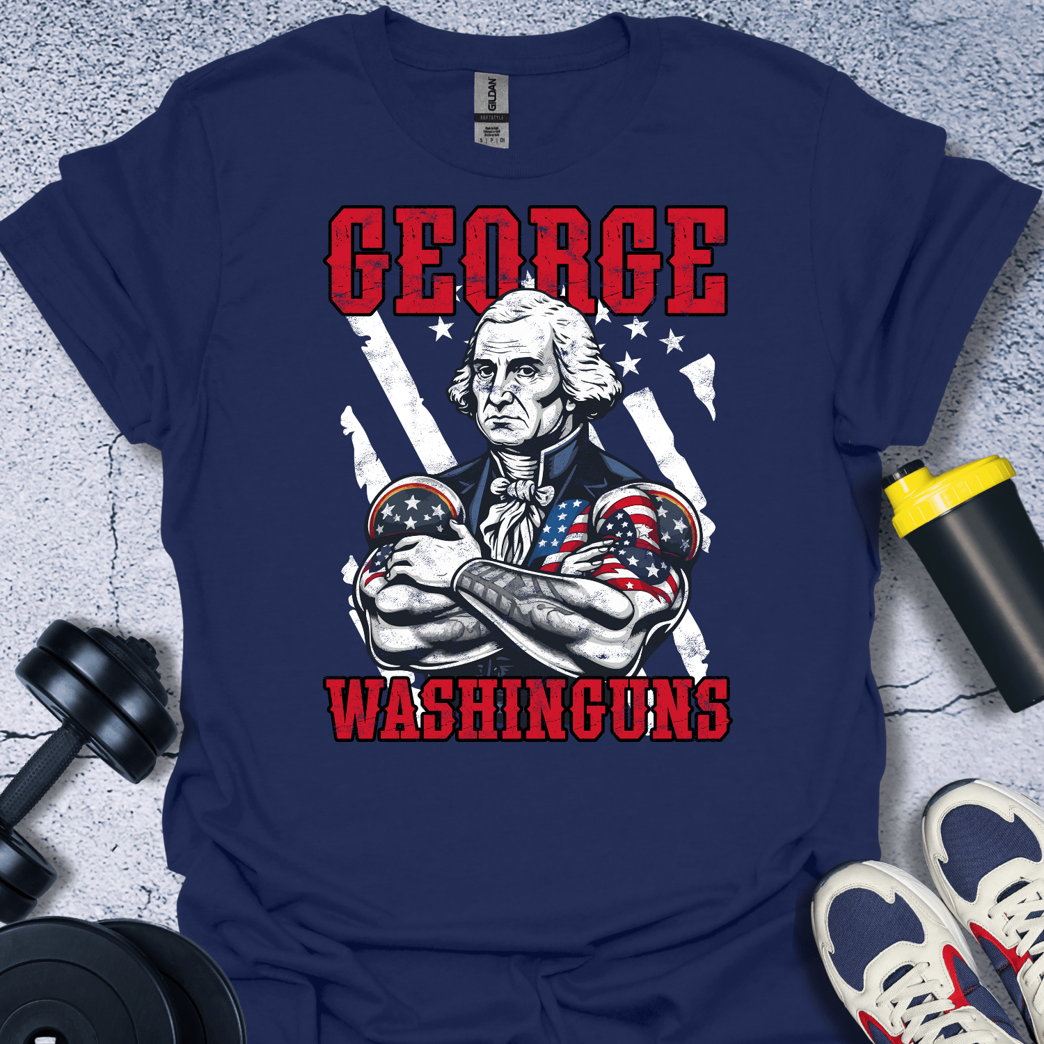 T-Shirt Navy / S George Washinguns T-Shirt