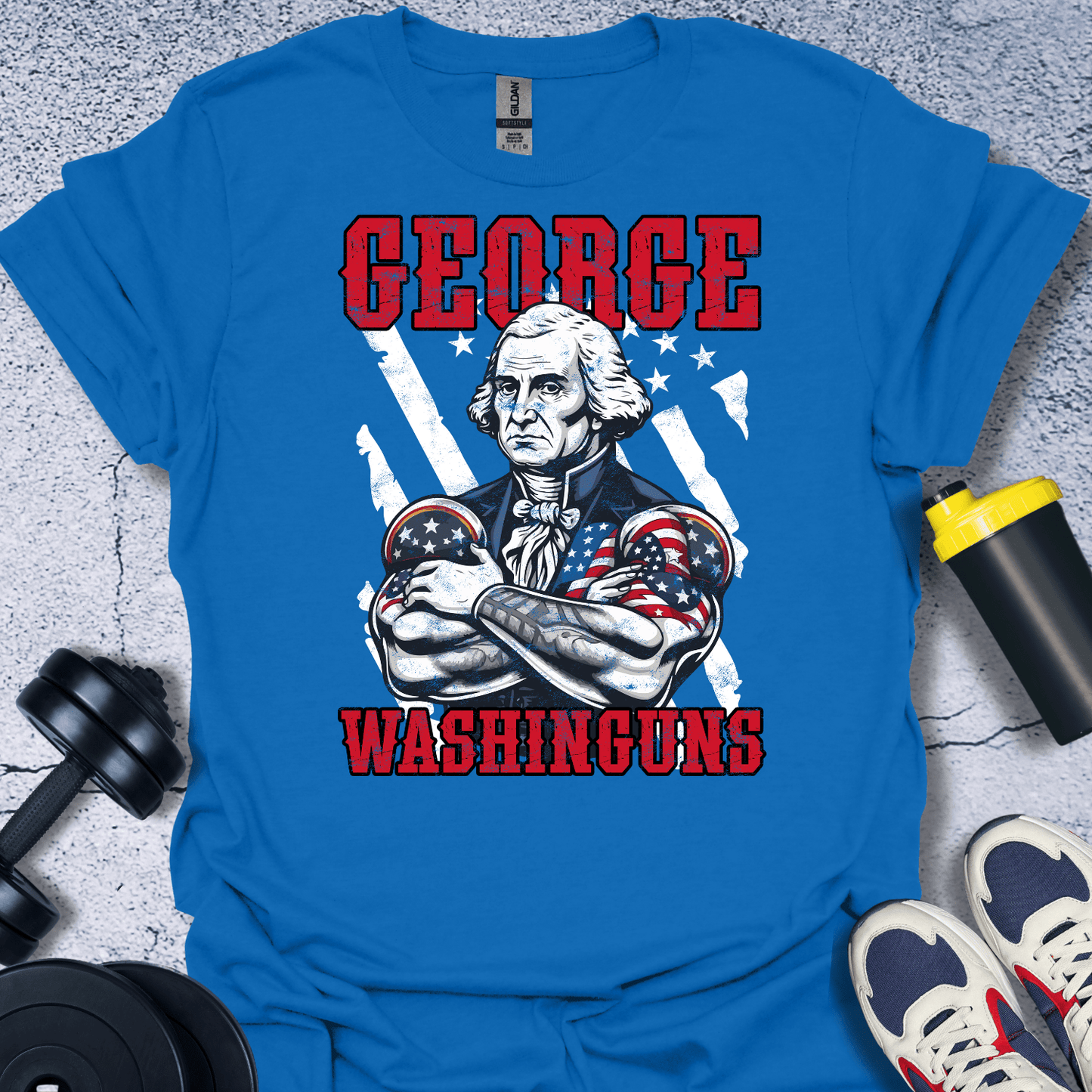 T-Shirt Royal / S George Washinguns T-Shirt