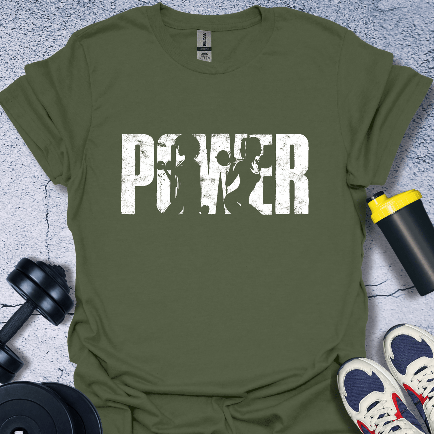 T-Shirt Military Green / S Girls Power T-Shirt