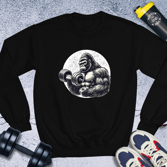 Sweatshirt Black / S Gorilla Power Crewneck