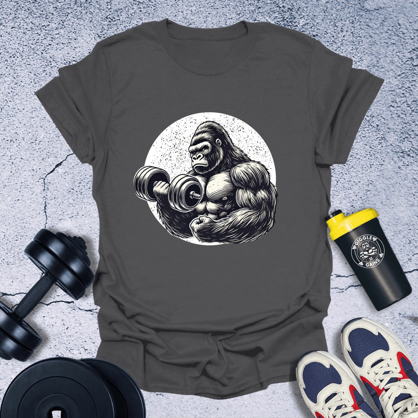 T-Shirt Dark Heather / S Gorilla Power T-Shirt