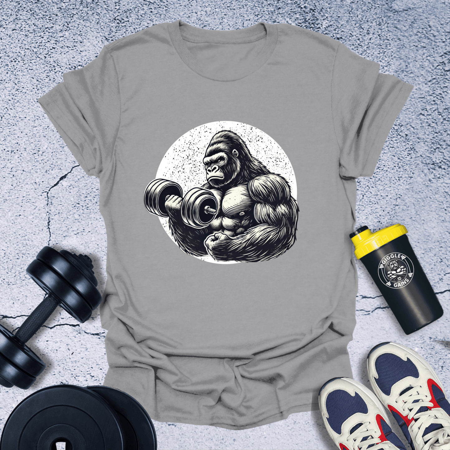 T-Shirt Sport Grey / S Gorilla Power T-Shirt