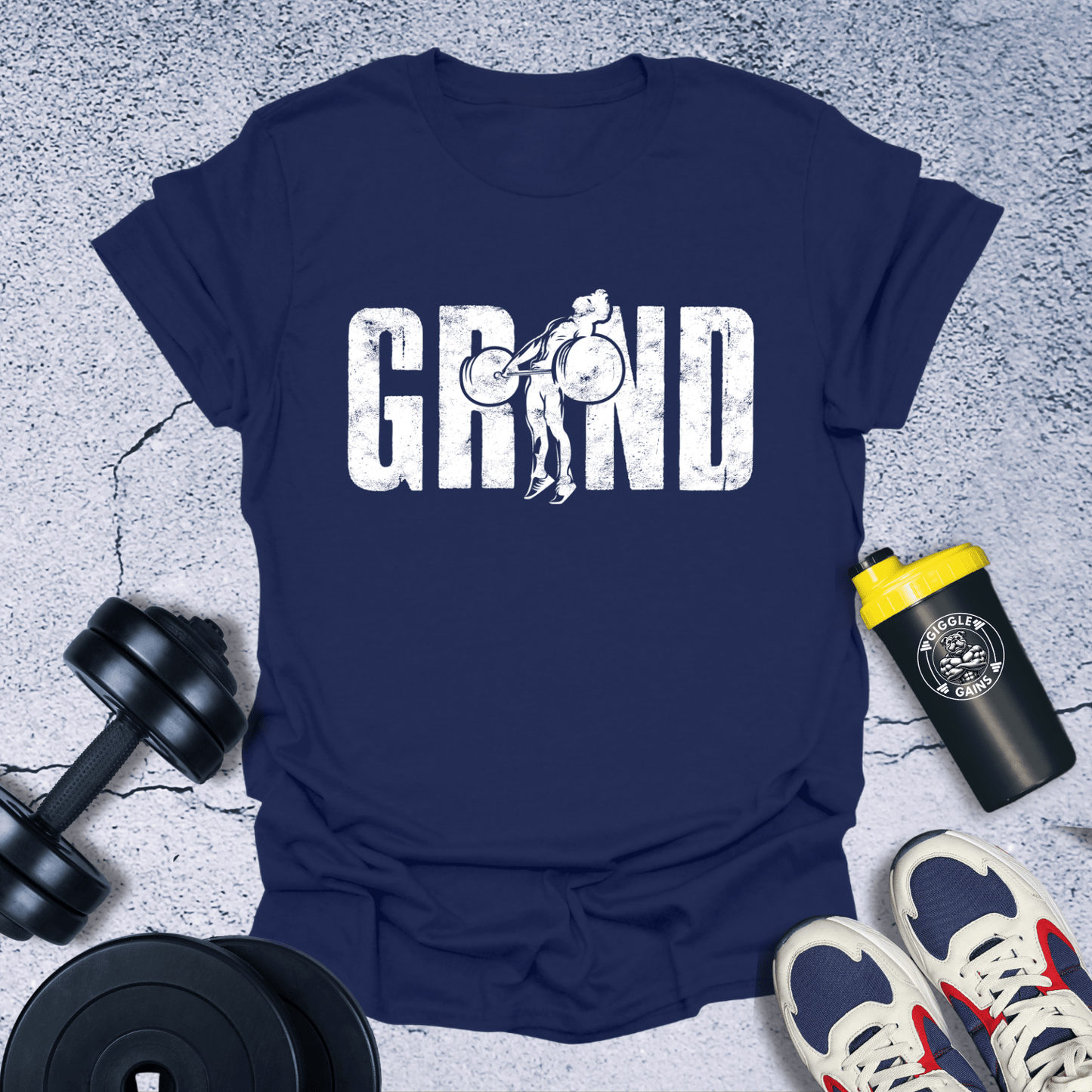 T-Shirt Navy / S Grind 1 T-Shirt