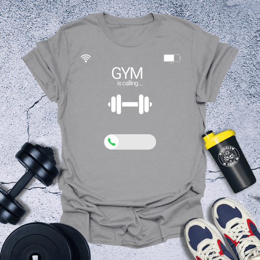 T-Shirt Sport Grey / S Gym Calling T-Shirt