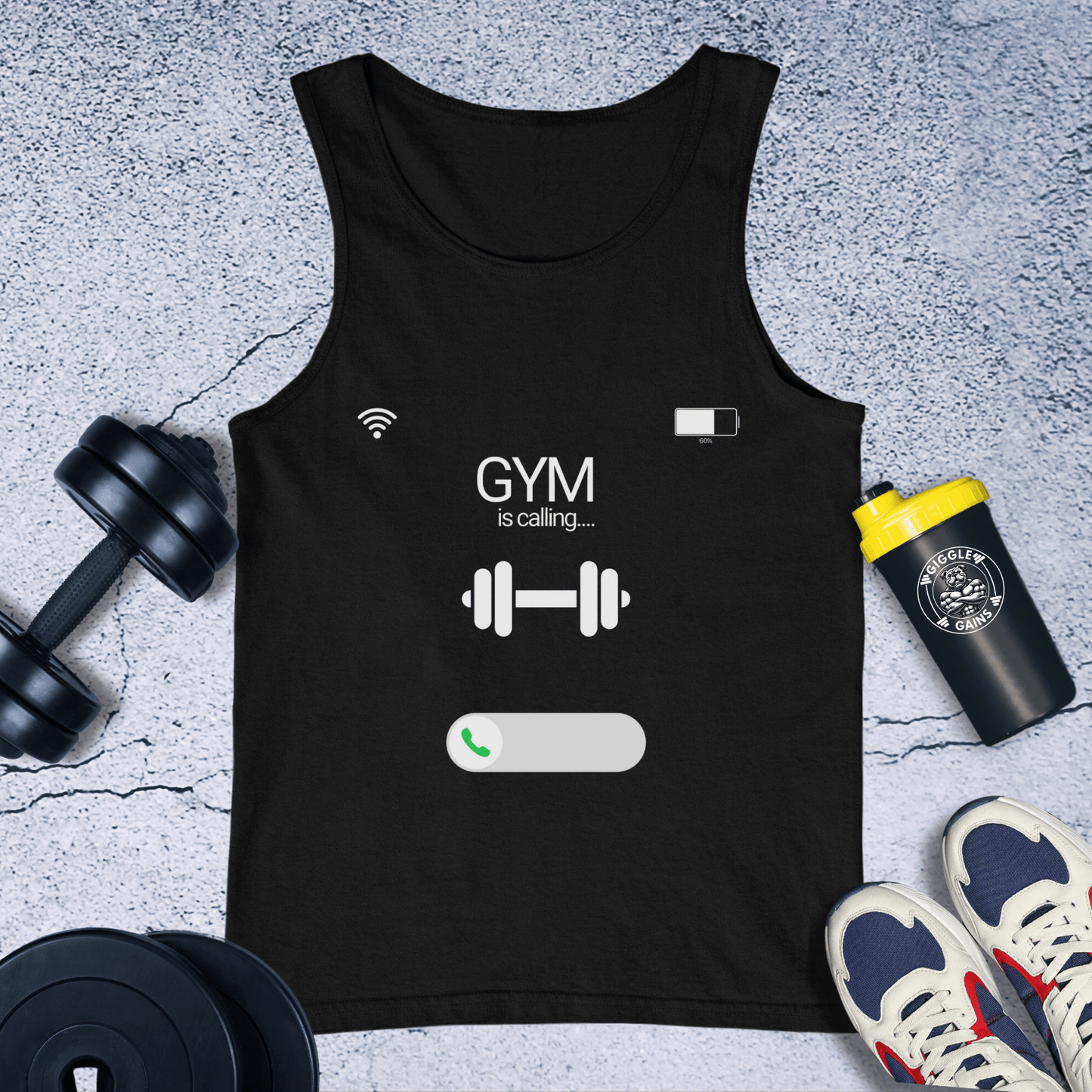 Tank Top Black / XS Gym Calling Tank Top