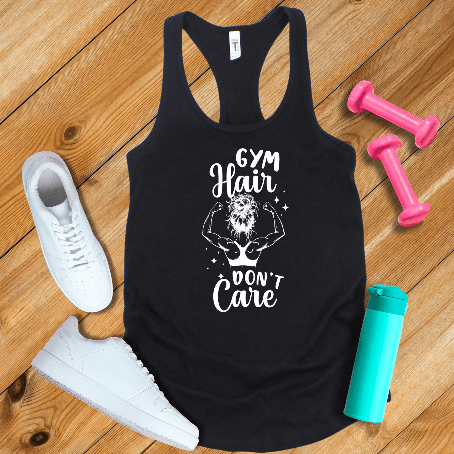 Tank Top Solid Black / XS Gym Hair Tank Top