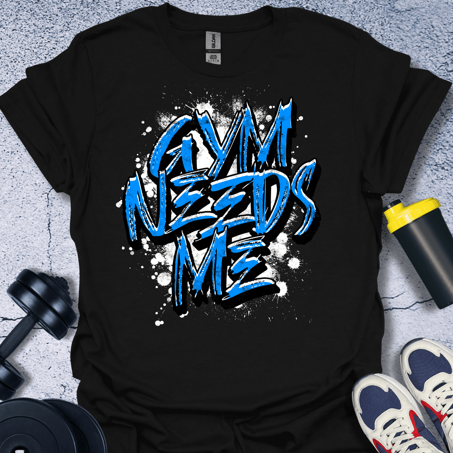 T-Shirt Black / S Gym Needs Me T-Shirt