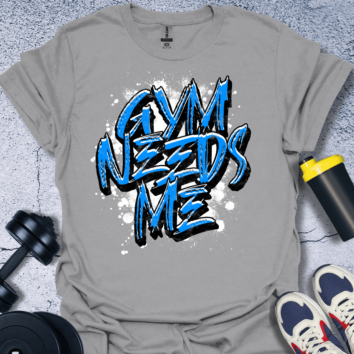 T-Shirt Sport Grey / S Gym Needs Me T-Shirt