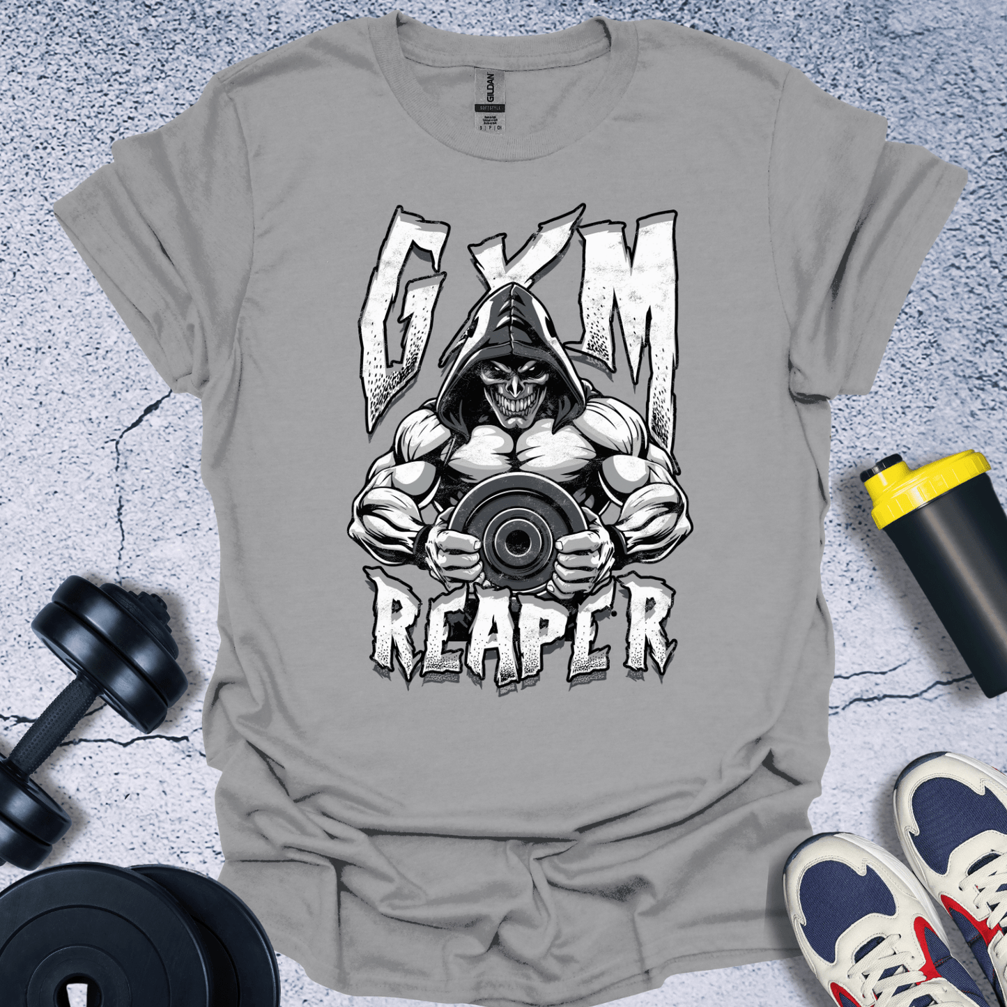 T-Shirt Sport Grey / S Gym Reaper T-Shirt