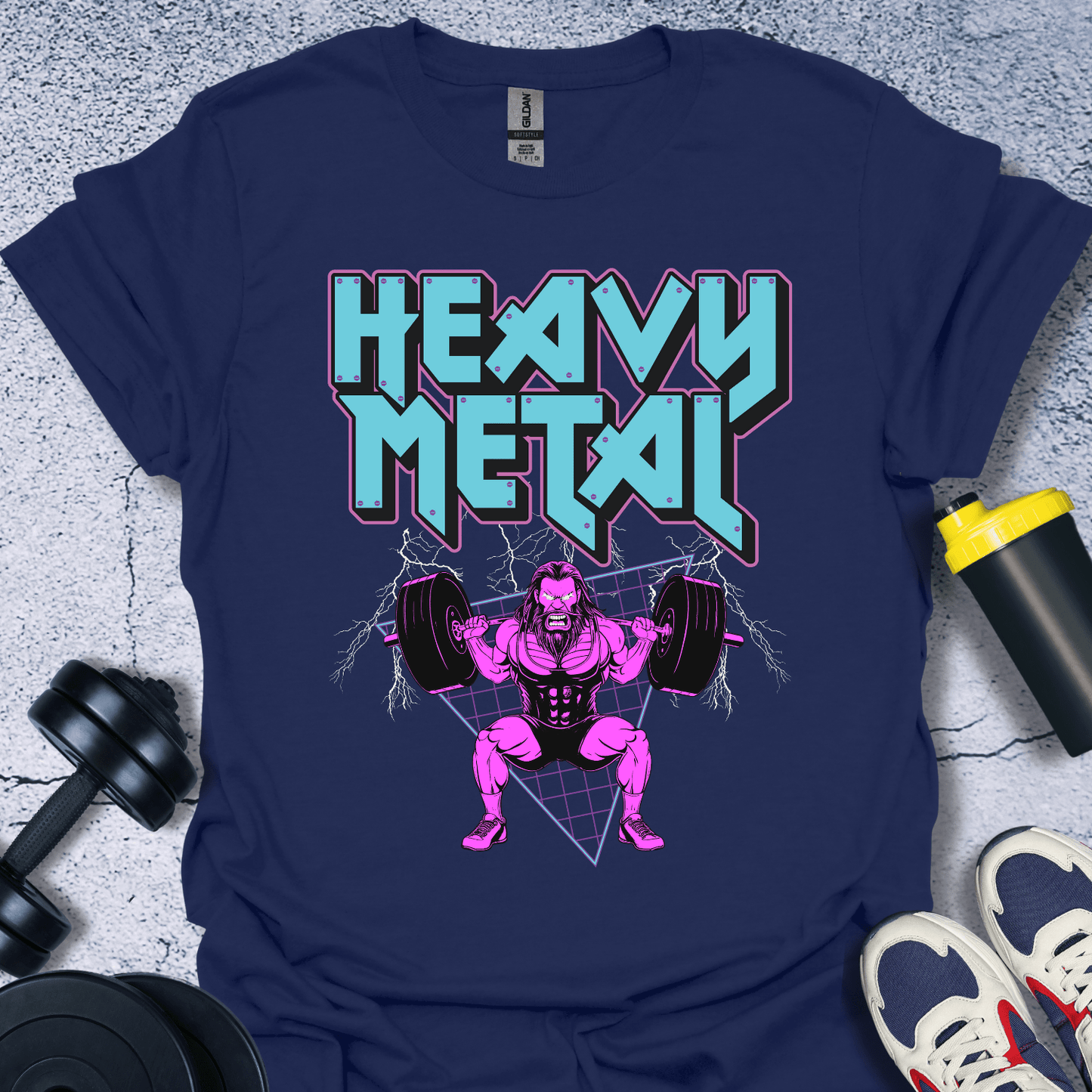 T-Shirt Navy / S Heavy Metal T-Shirt