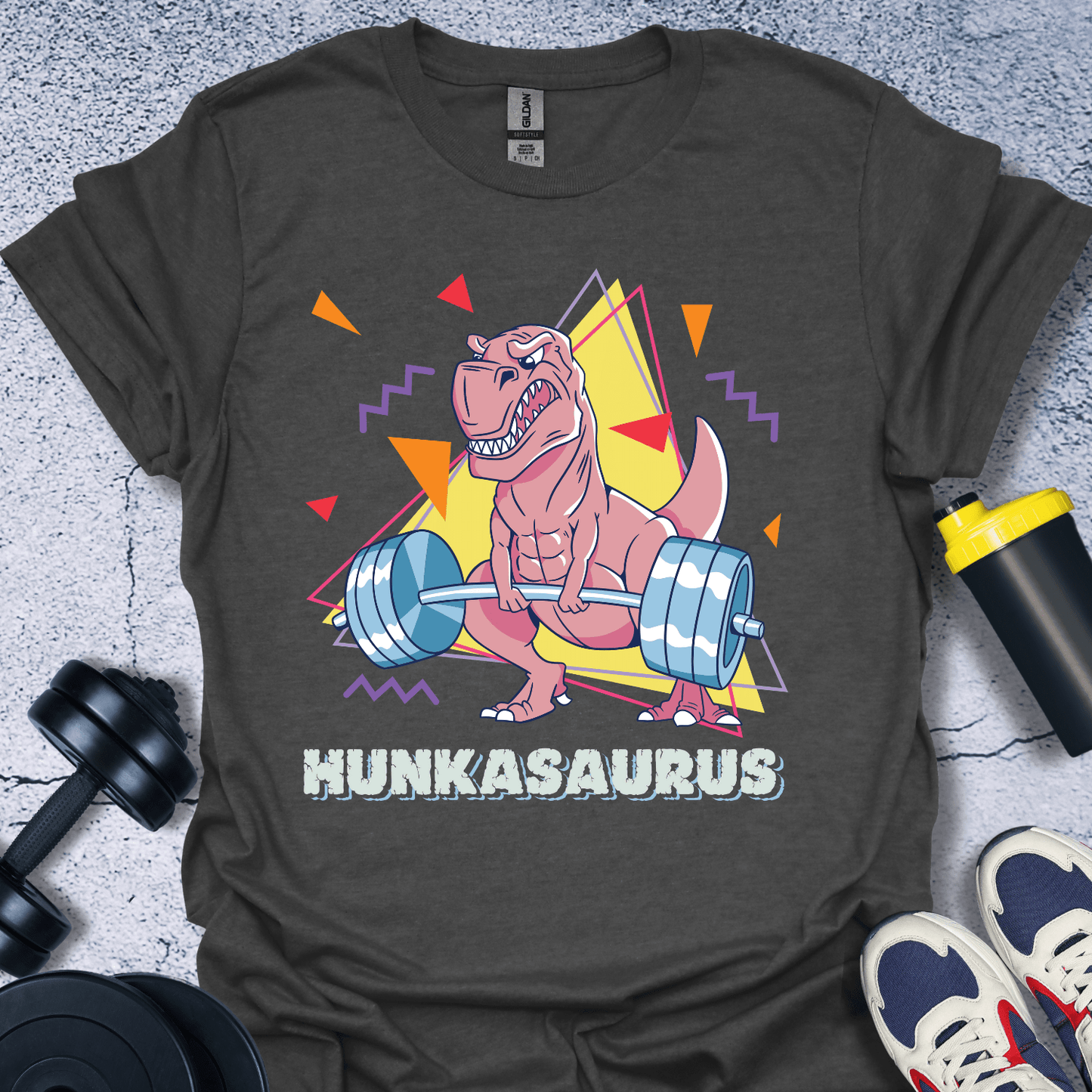 T-Shirt Dark Heather / S Hunkasaurus T-Shirt