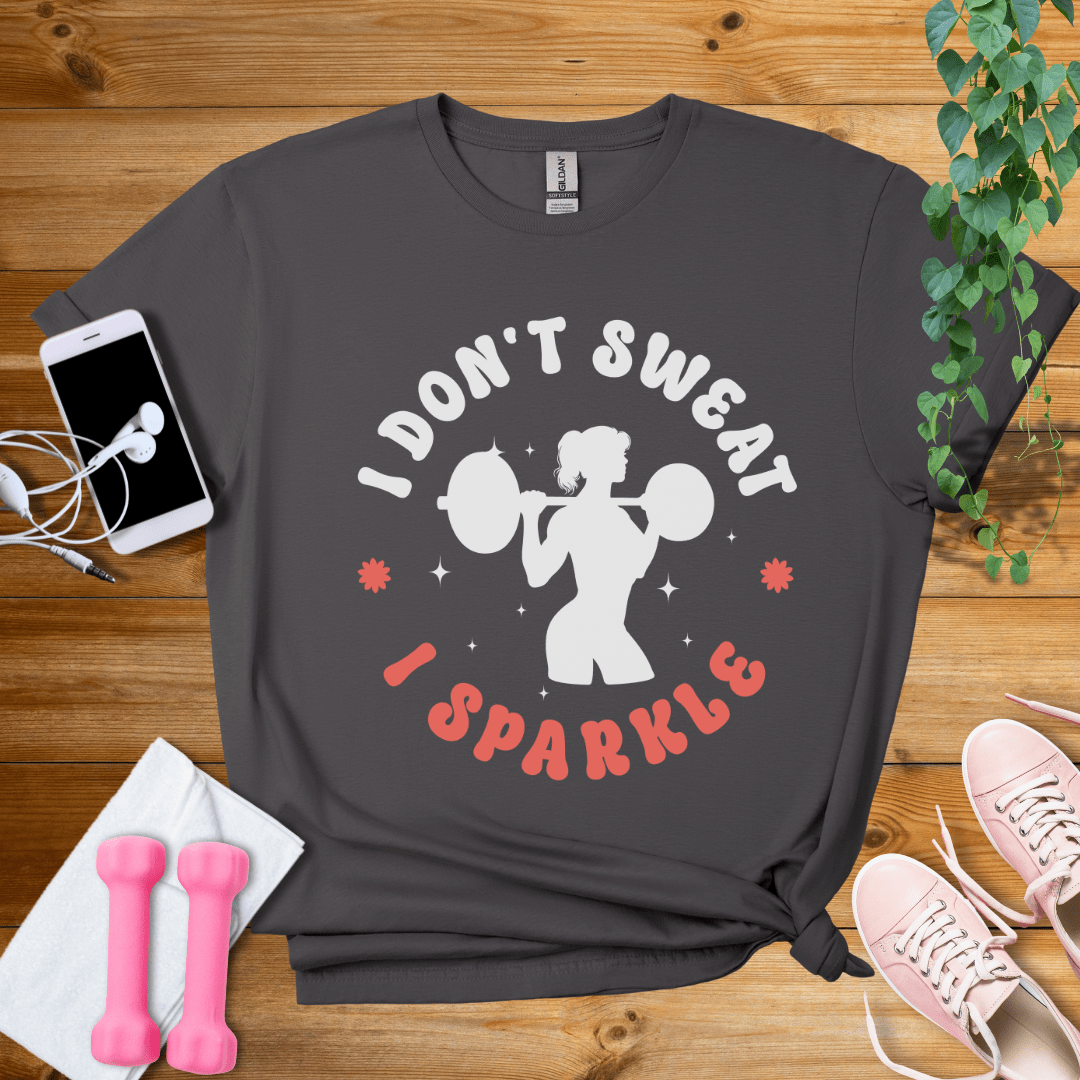 T-Shirt Charcoal / S I Don't Sweat T-Shirt