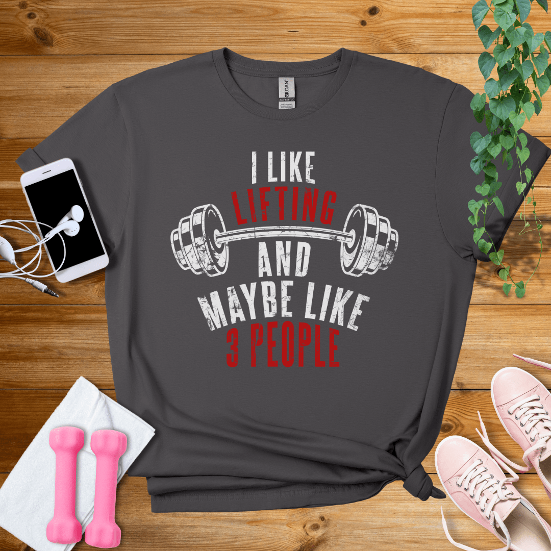 T-Shirt Charcoal / S I like Lifting T-Shirt