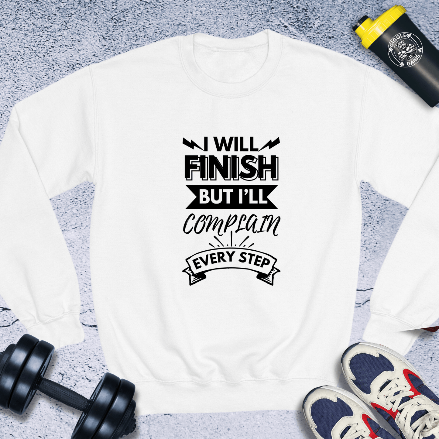 Sweatshirt White / S I’ll Finish Crewneck