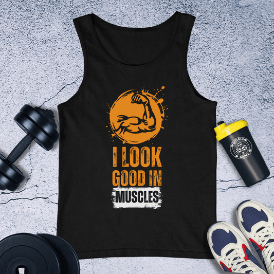 Tank Top Black / XS I Look Good In Muscles Tank Top