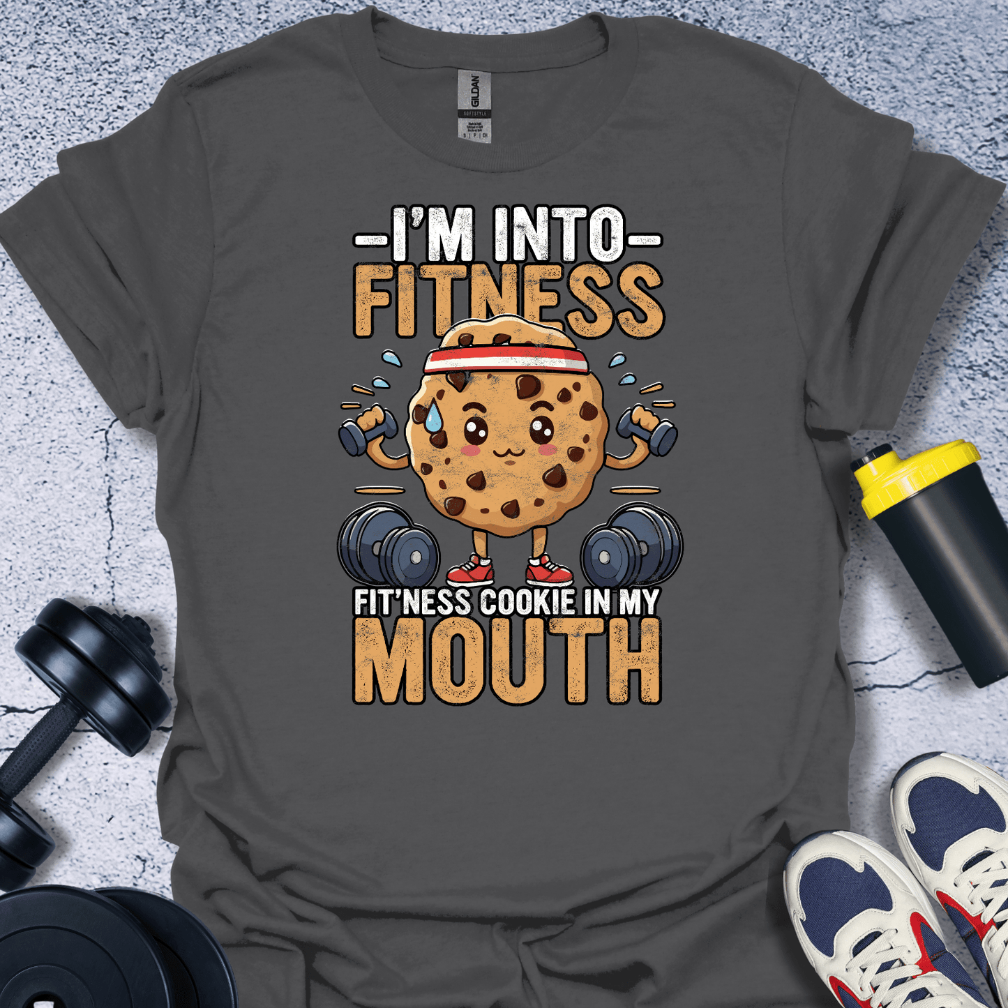 T-Shirt Charcoal / S I'm Into Fitness T-Shirt