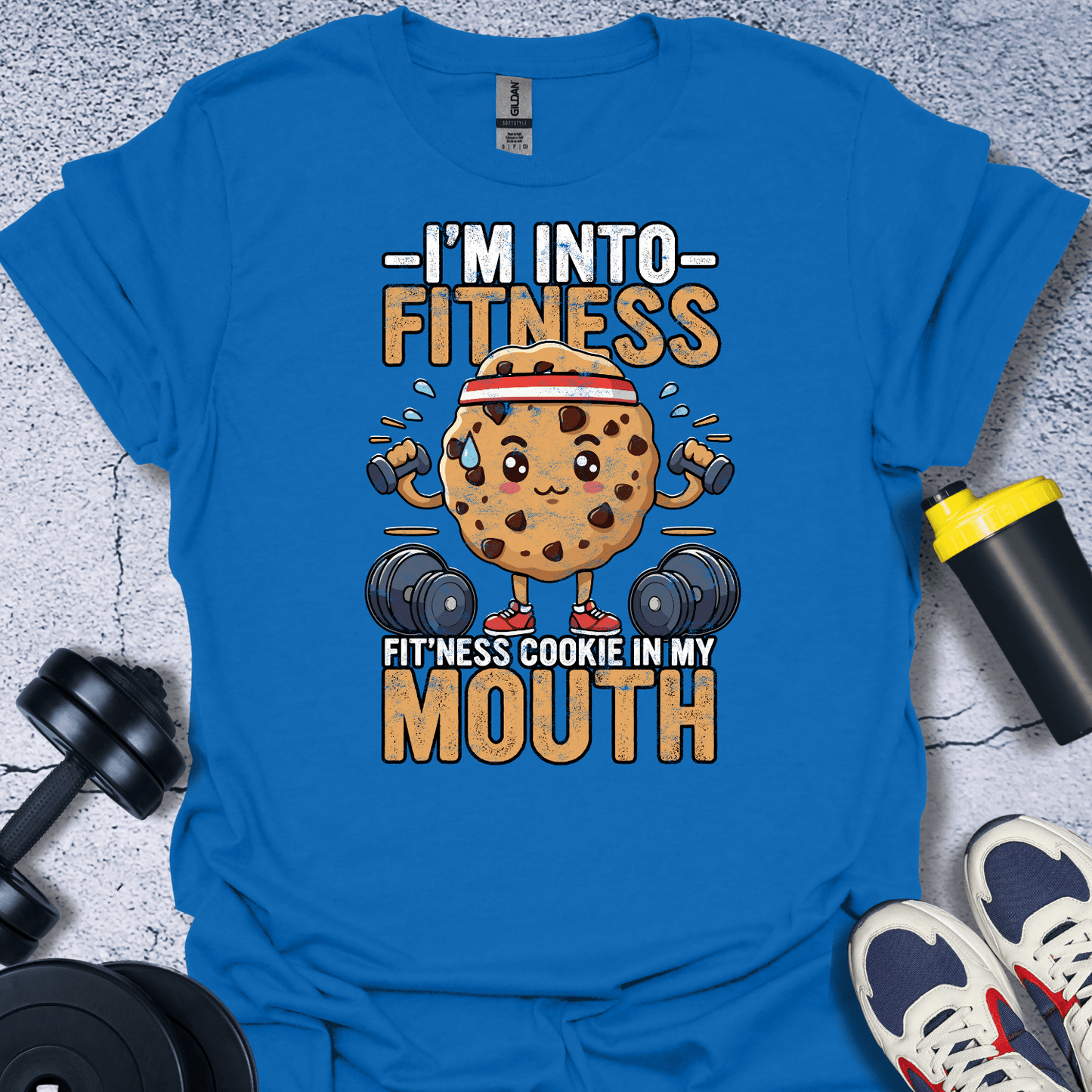 T-Shirt Royal / S I'm Into Fitness T-Shirt