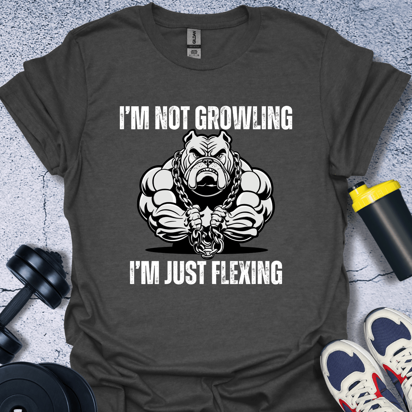 T-Shirt Dark Heather / S I'm Not Growling T-Shirt