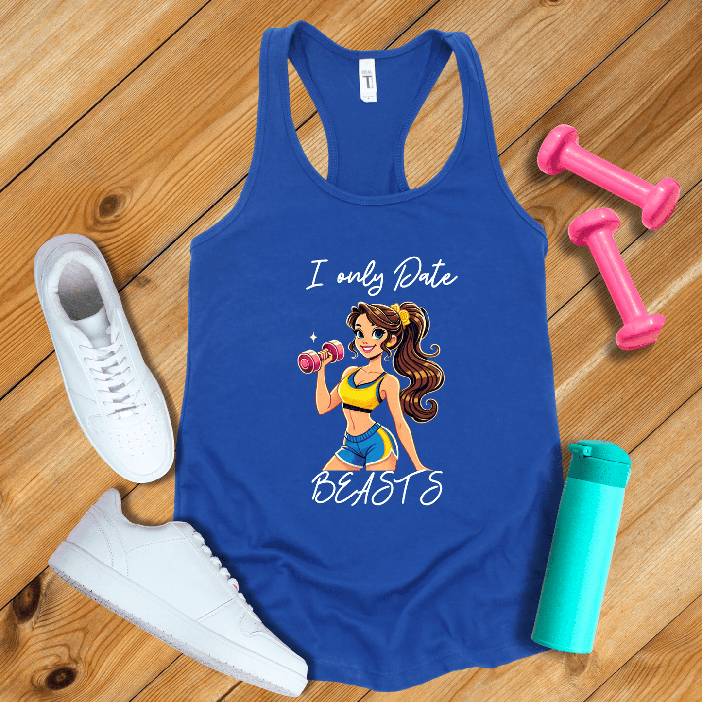 Tank Top Solid Royal / S I Only Date Beasts Tank Top