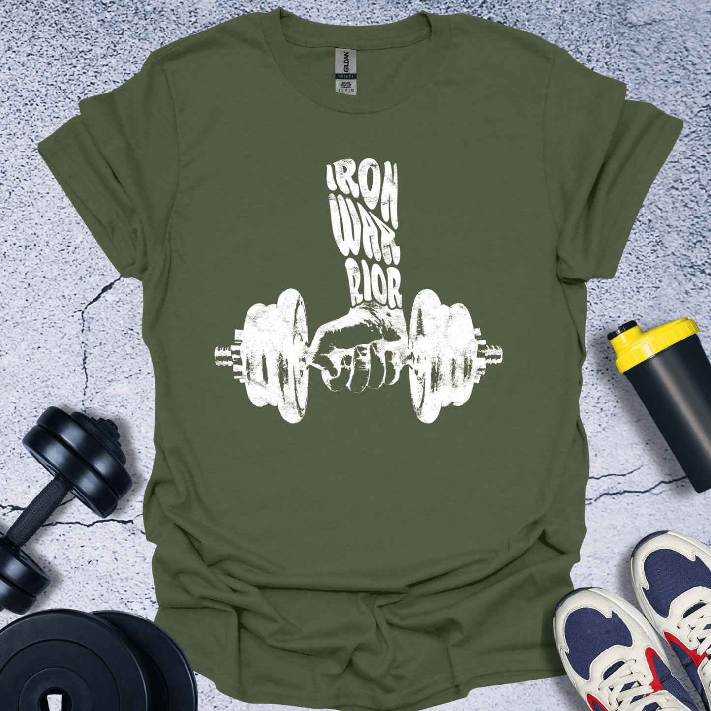 T-Shirt Military Green / S Iron Warrior T-Shirt