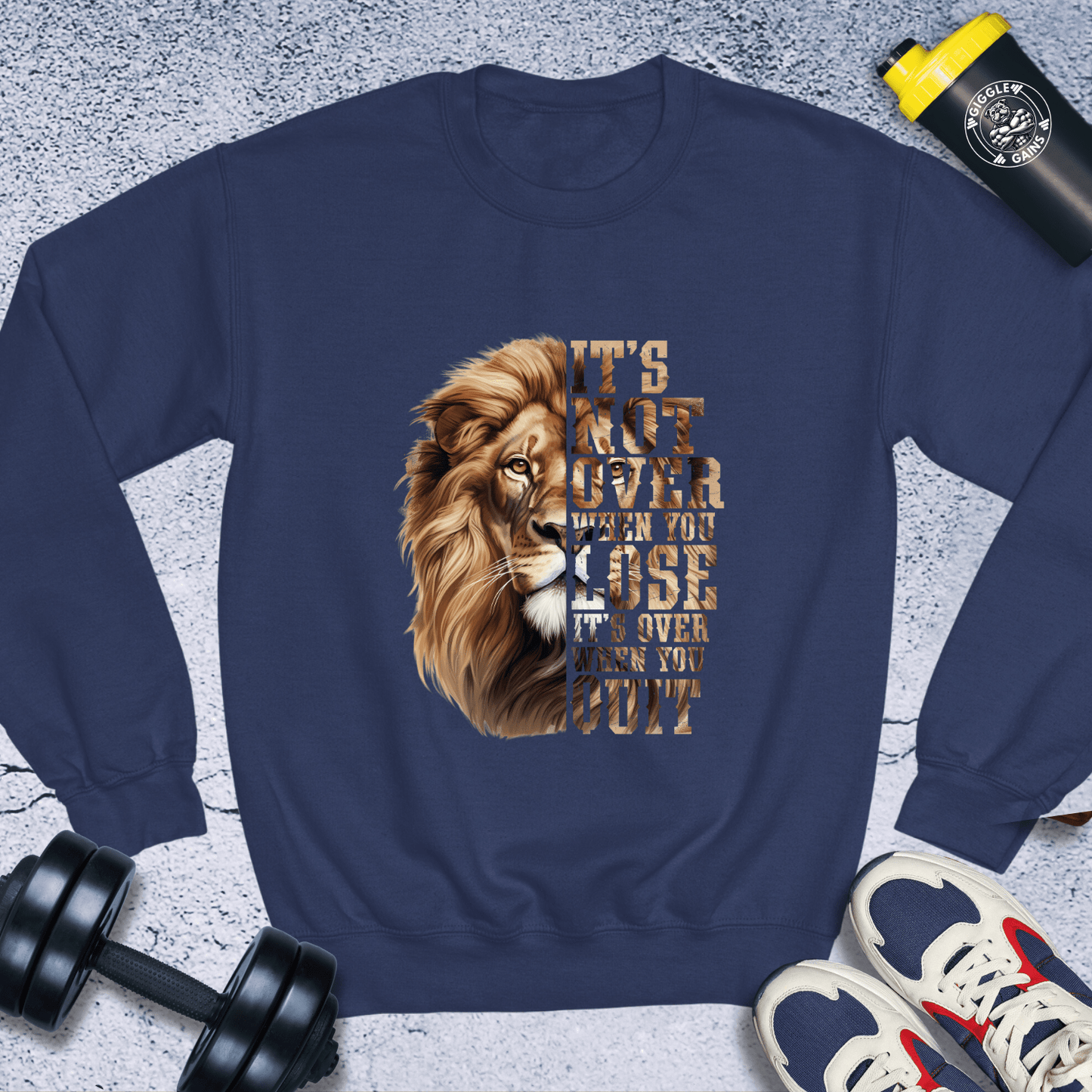 Sweatshirt Navy / S It's Not Over Crewneck