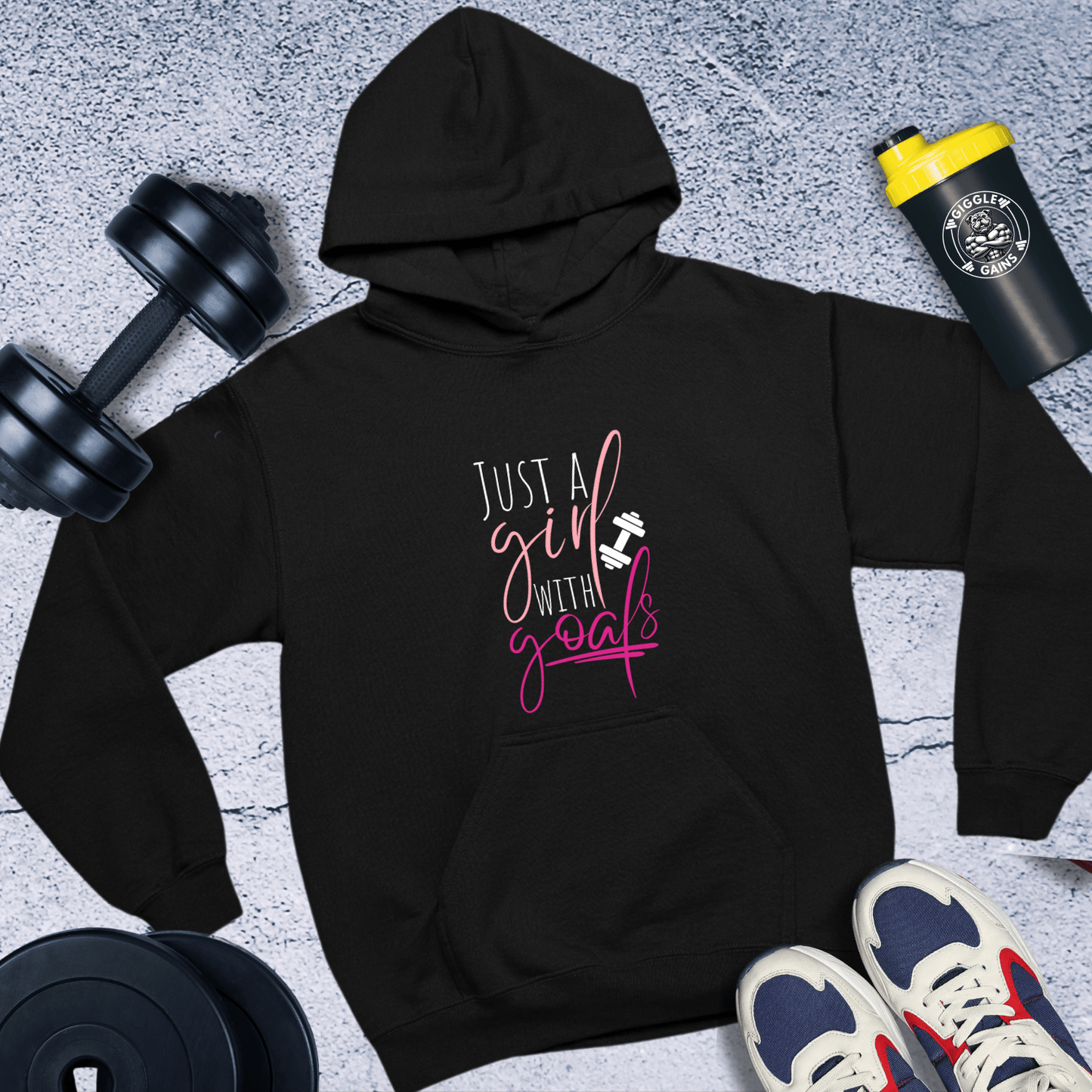 Hoodie Black / S Just A Girl With Goals Hoodie