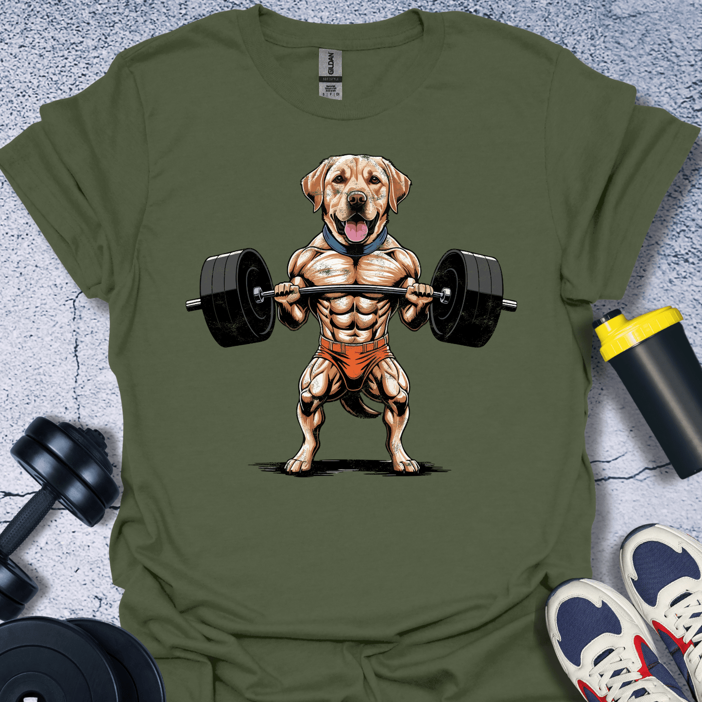 T-Shirt Military Green / S Labrador Lifter T-Shirt