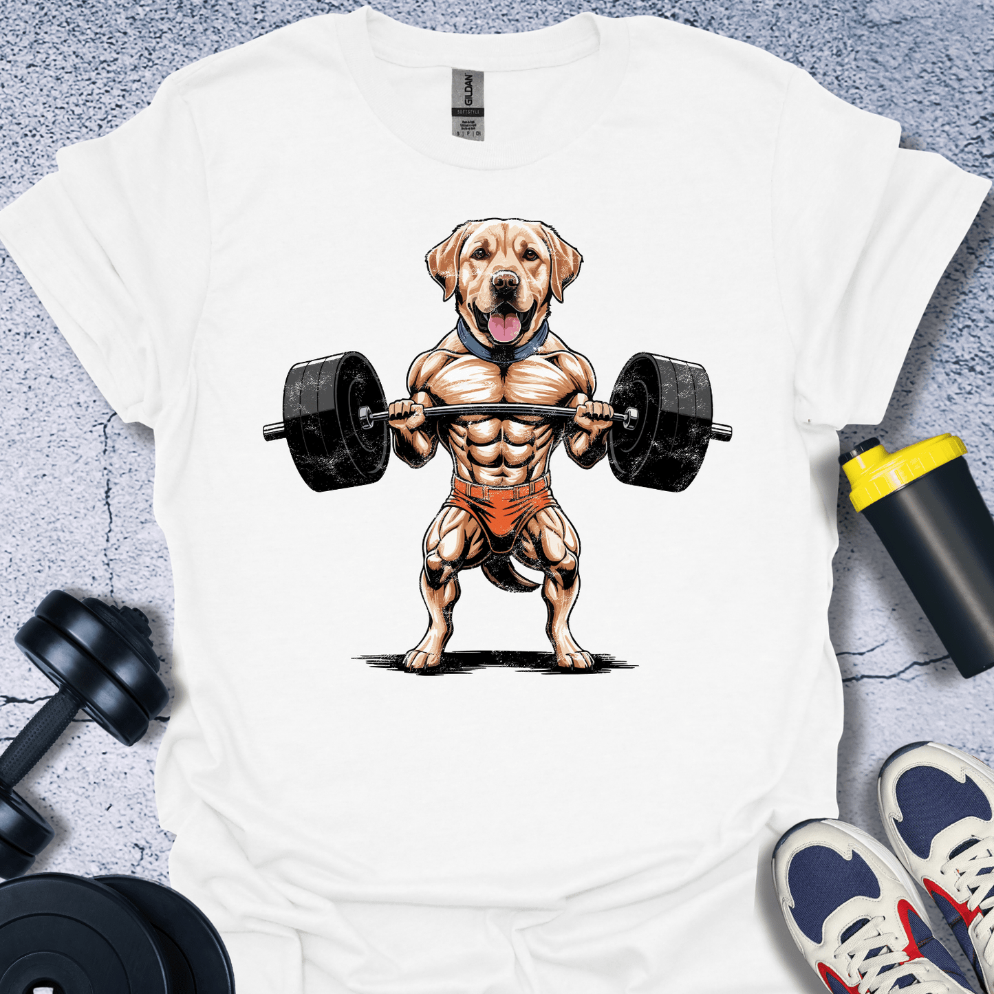 T-Shirt White / S Labrador Lifter T-Shirt