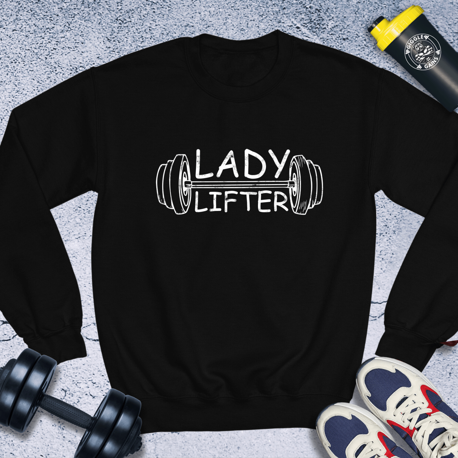 Sweatshirt Black / S Lady Lifter Crewneck