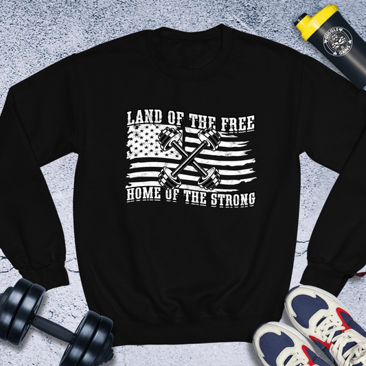 Sweatshirt Black / S Land Of The Free Crewneck