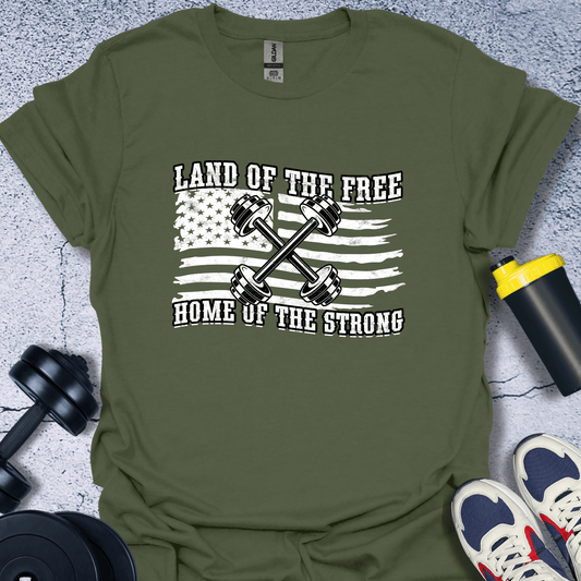 T-Shirt Military Green / S Land Of The Free T-Shirt