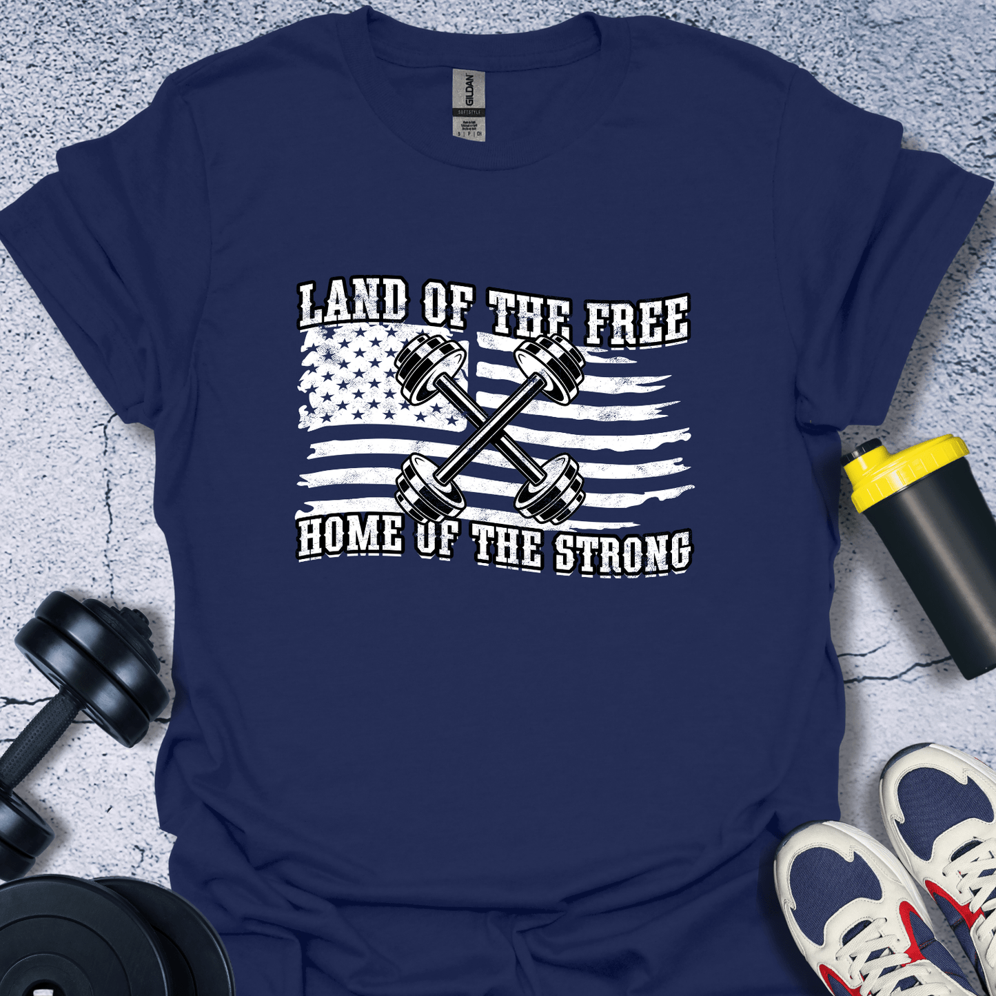 T-Shirt Navy / S Land Of The Free T-Shirt