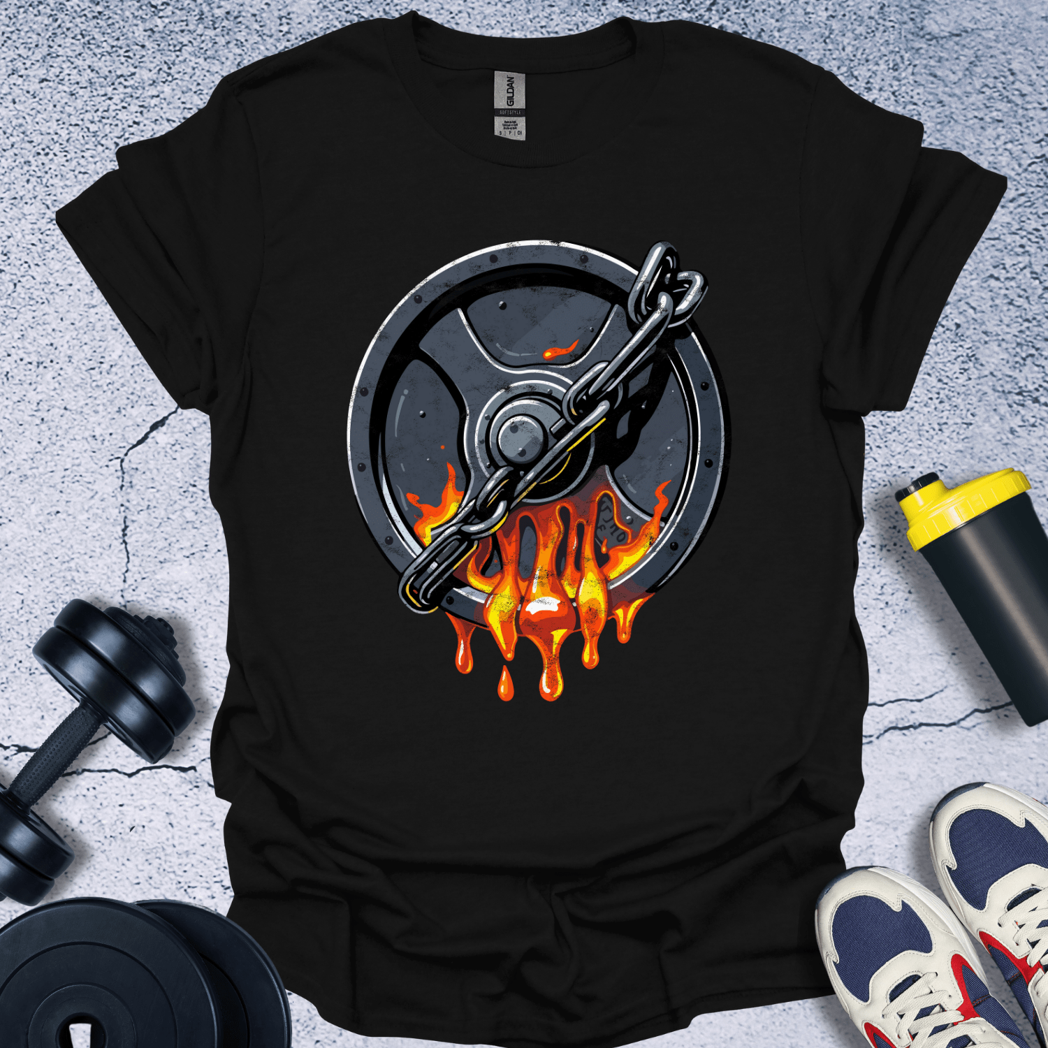 T-Shirt Black / S Lava Bumper Plate T-Shirt