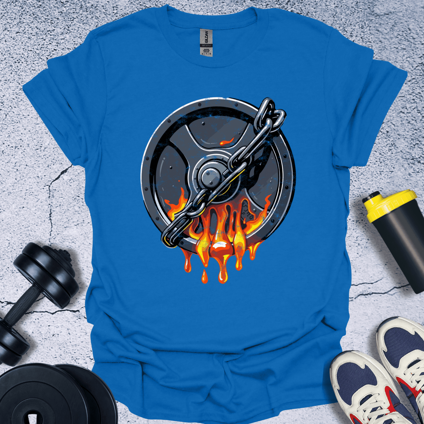 T-Shirt Royal / S Lava Bumper Plate T-Shirt