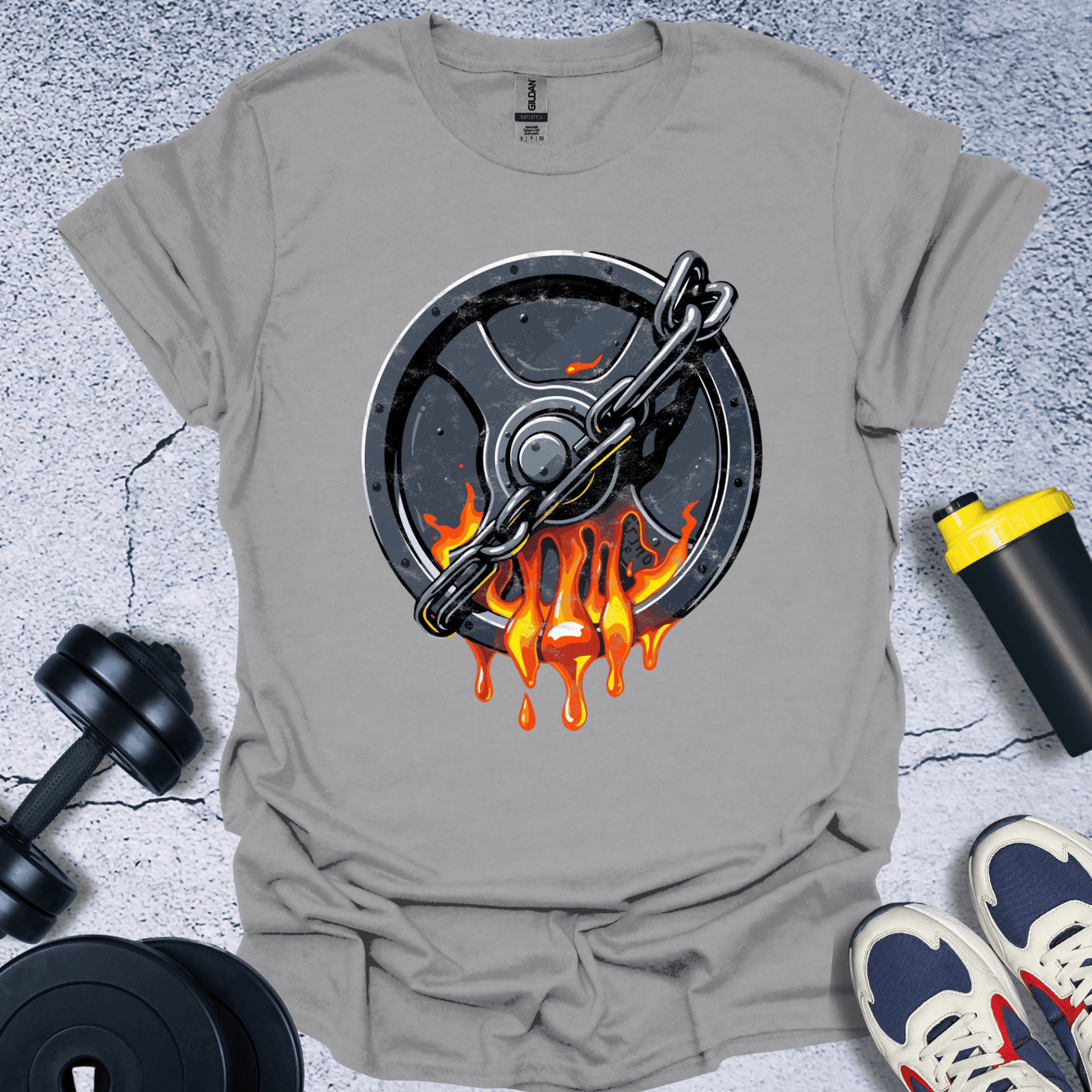 T-Shirt Sport Grey / S Lava Bumper Plate T-Shirt