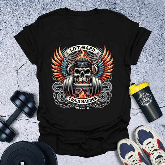 T-Shirt Black / S Lift Hard Train Harder T-Shirt