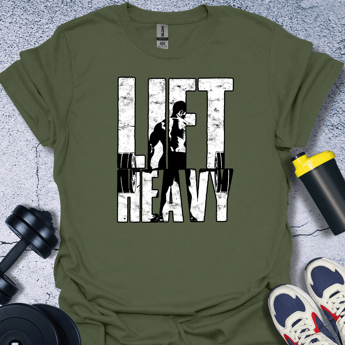 T-Shirt Military Green / S Lift Heavy T-Shirt