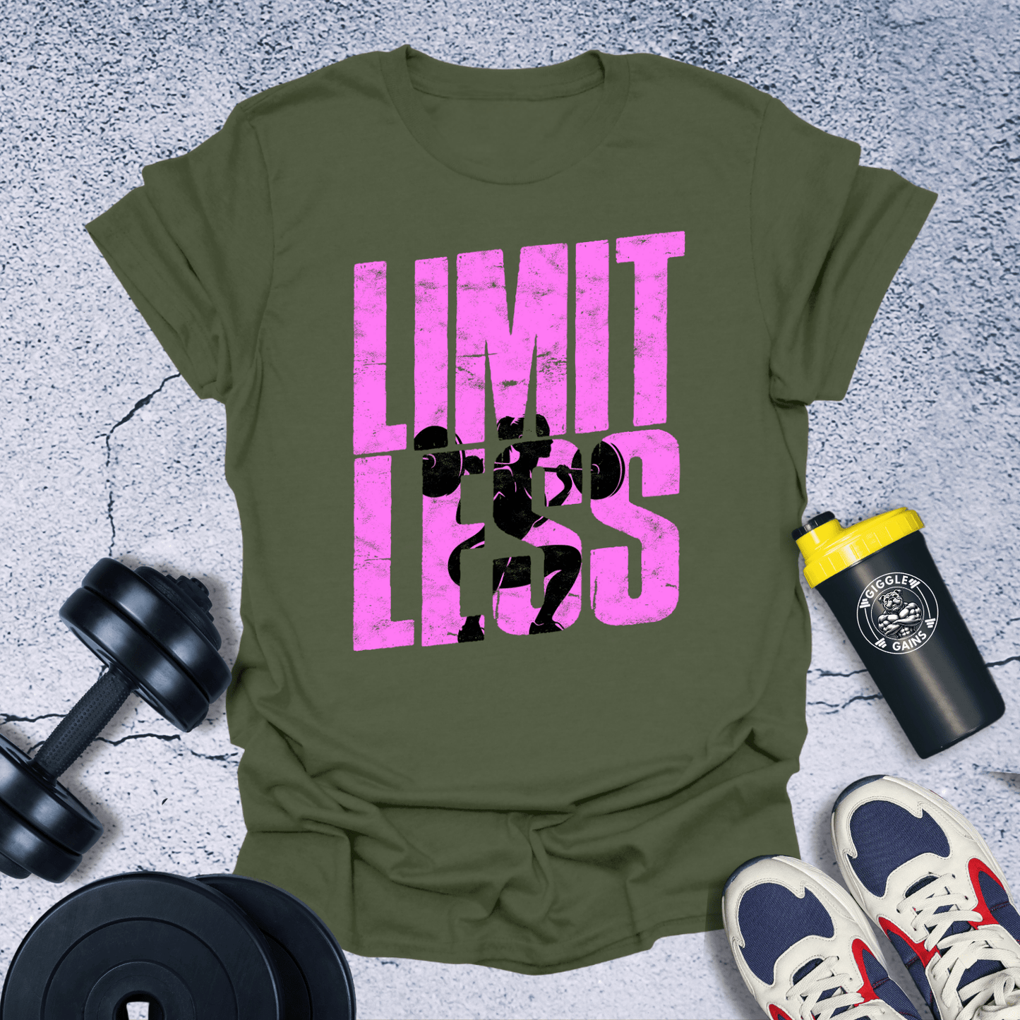 T-Shirt Military Green / S Limitless T-Shirt