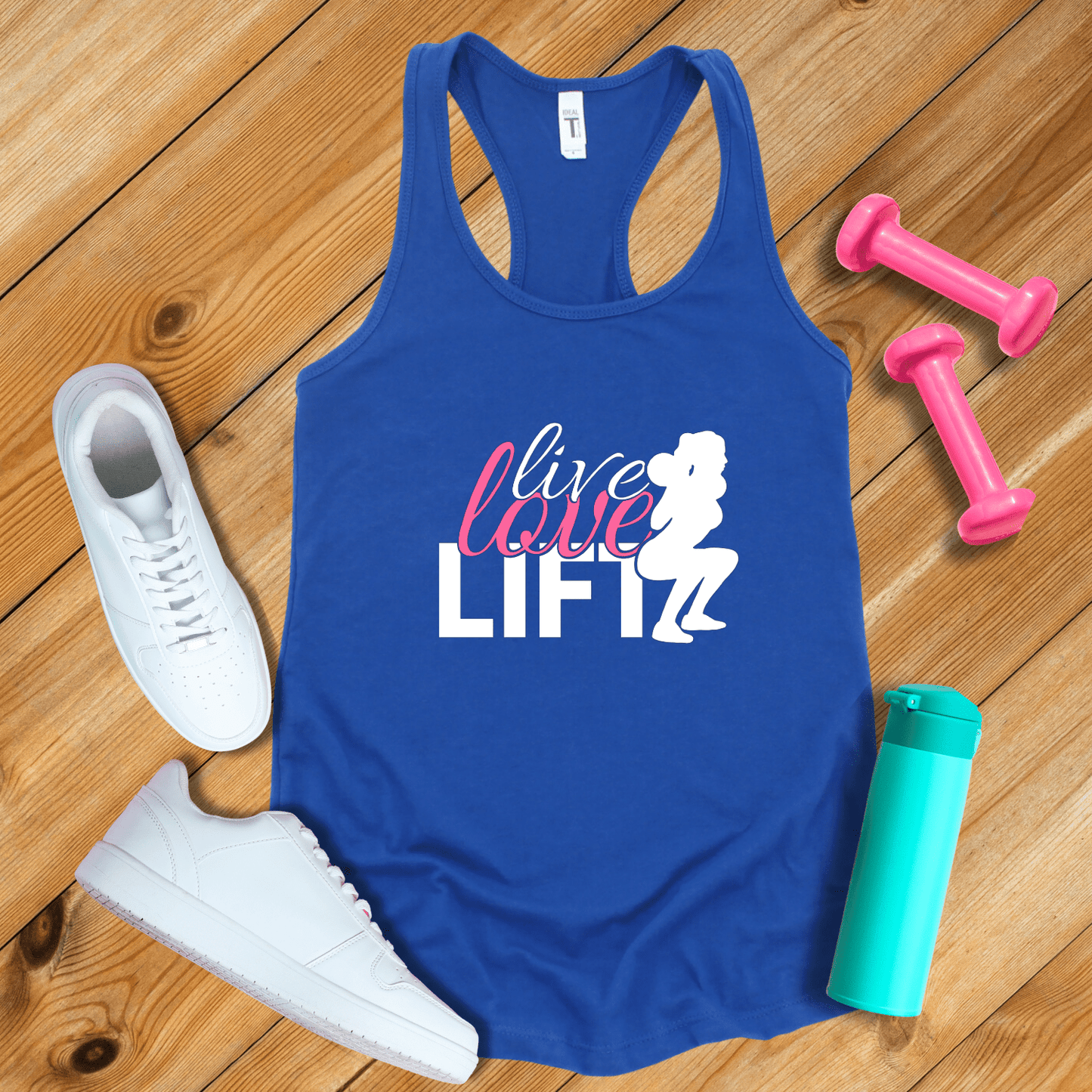 Tank Top Solid Royal / S Live Love Lift Tank Top