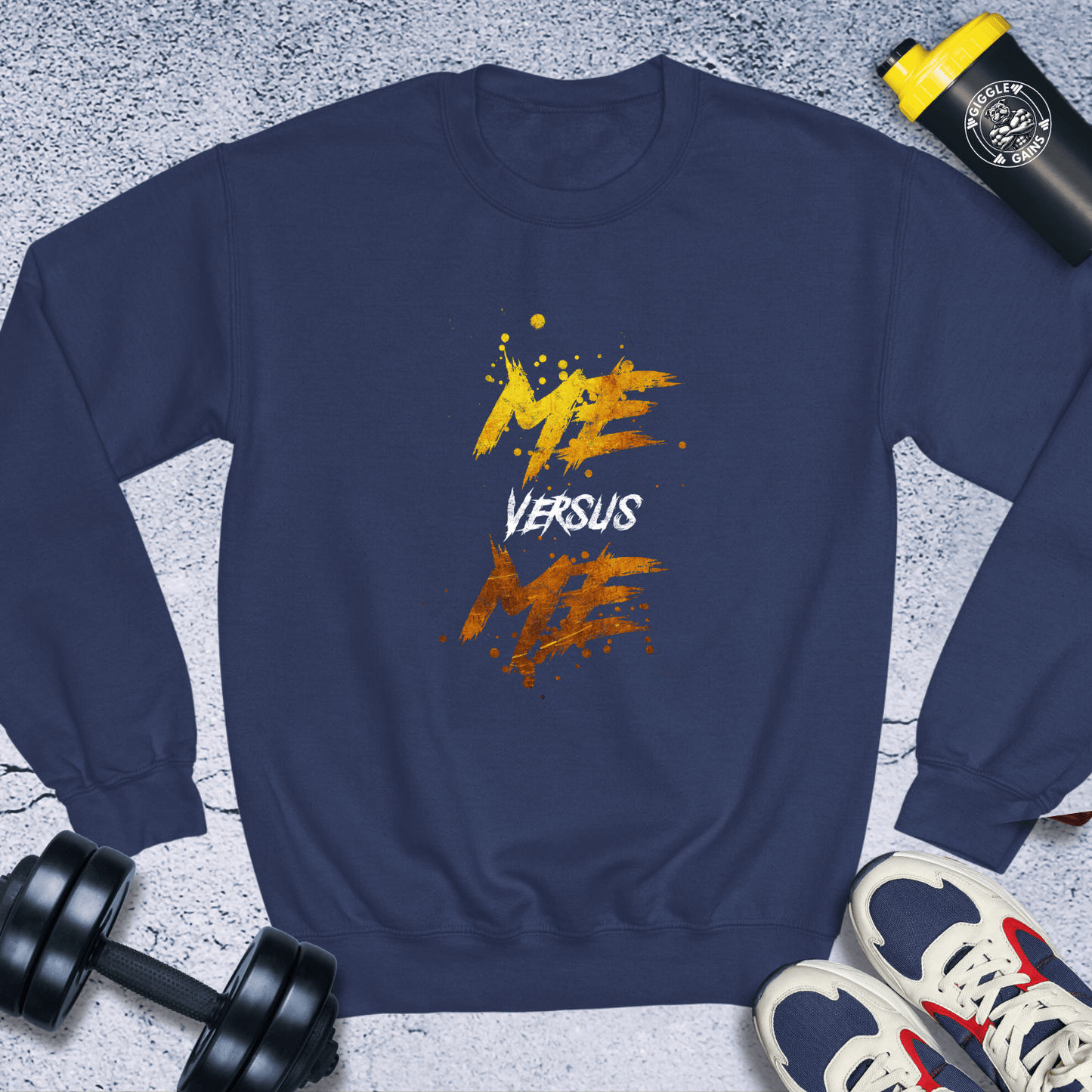 Sweatshirt Navy / S Me Vs Me Crewneck