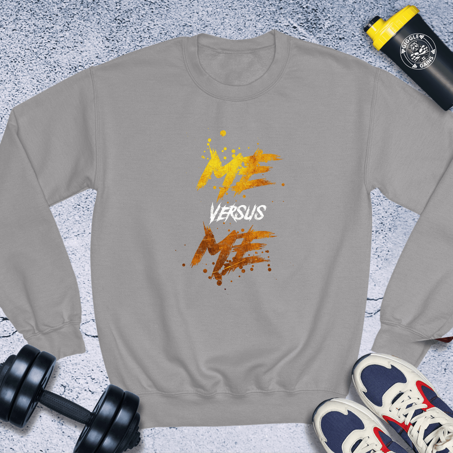 Sweatshirt Sport Grey / S Me Vs Me Crewneck