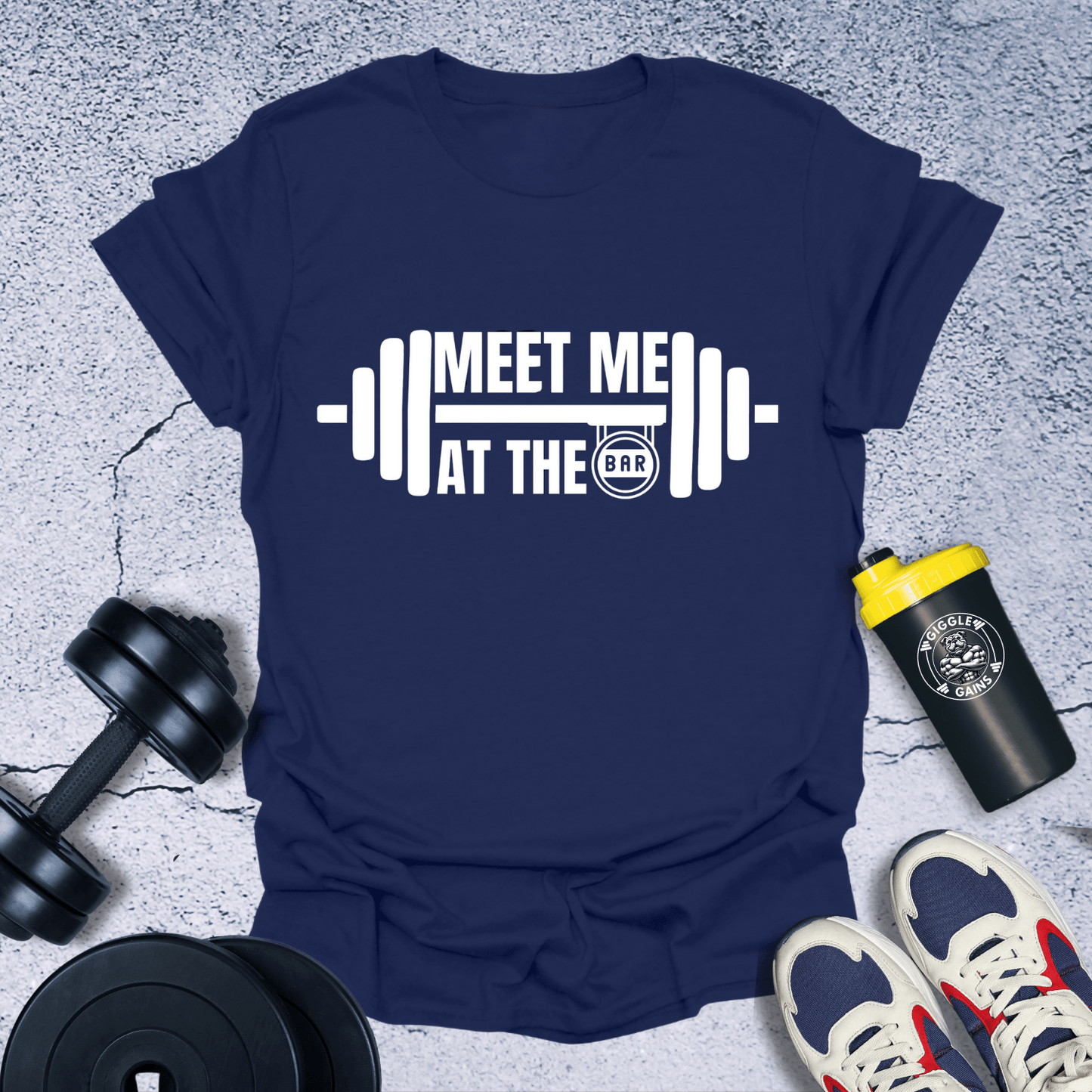 T-Shirt Navy / S Meet Me At The Bar T-Shirt