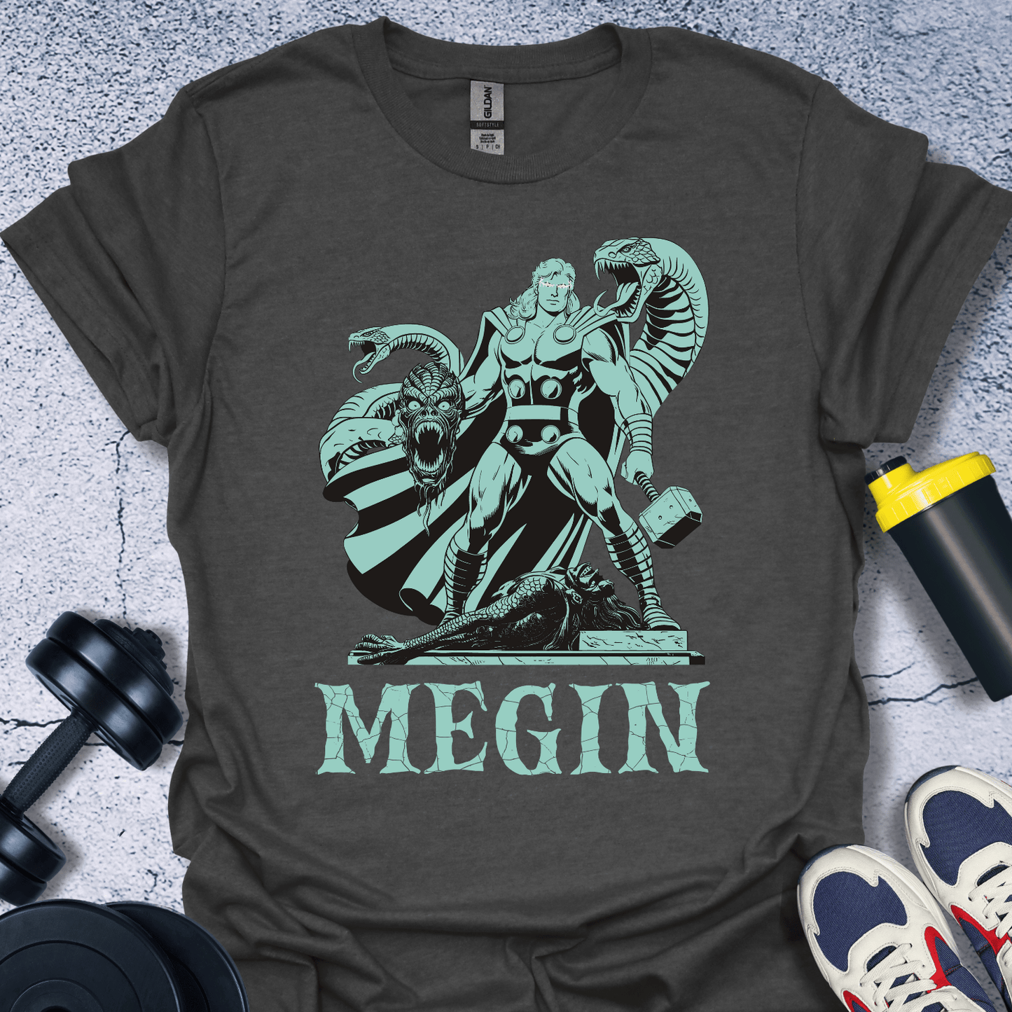 T-Shirt Dark Heather / S Megin T-Shirt