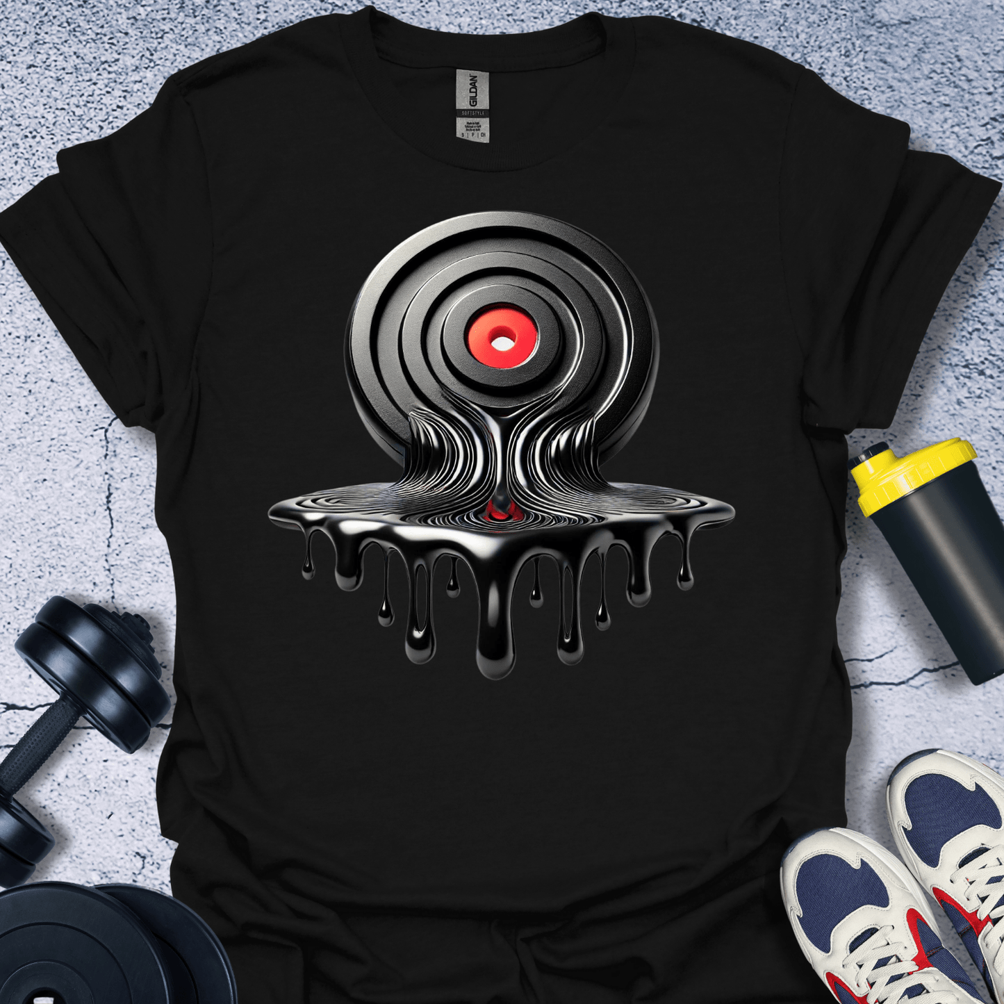 T-Shirt Black / S Melting Bumper Plate T-Shirt