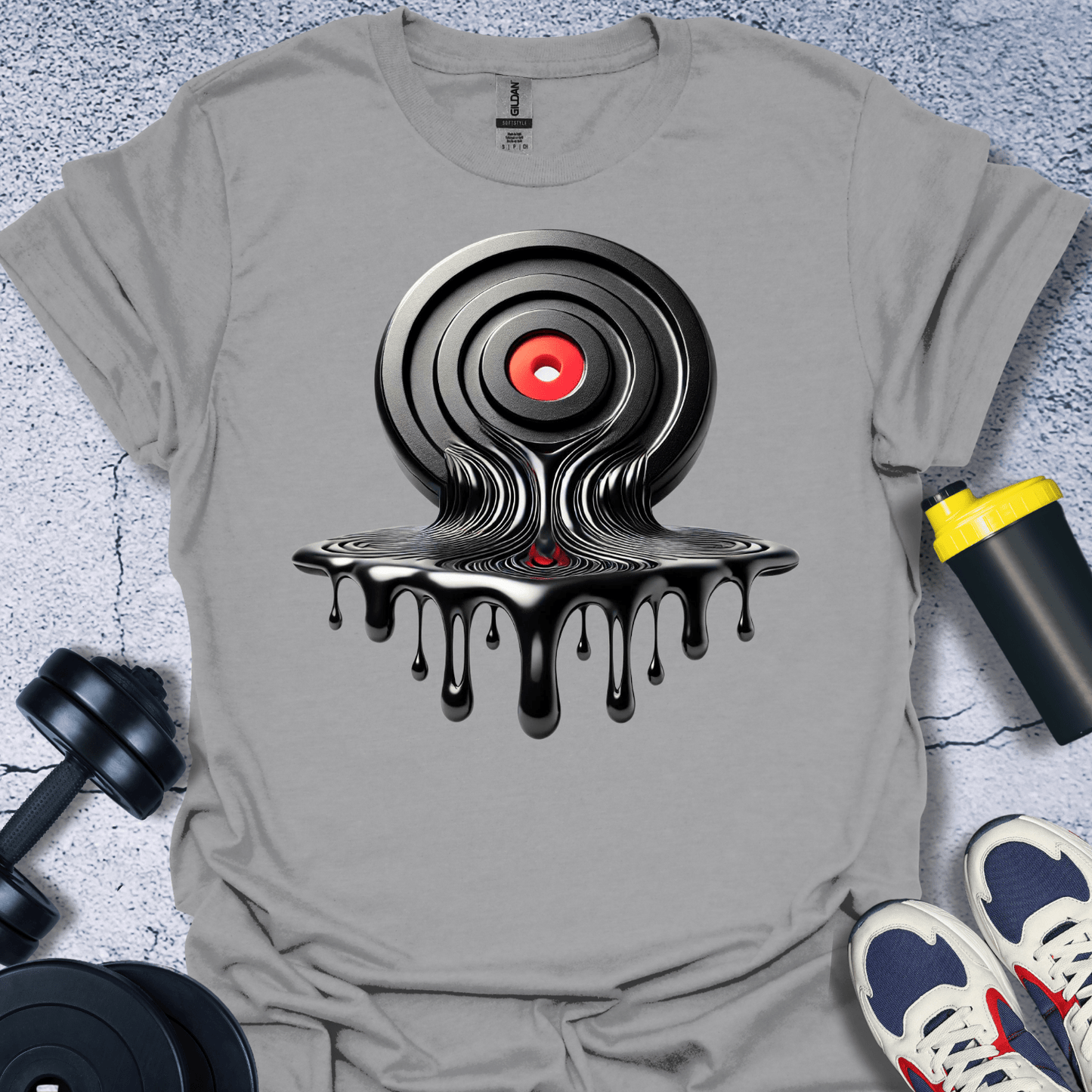 T-Shirt Sport Grey / S Melting Bumper Plate T-Shirt