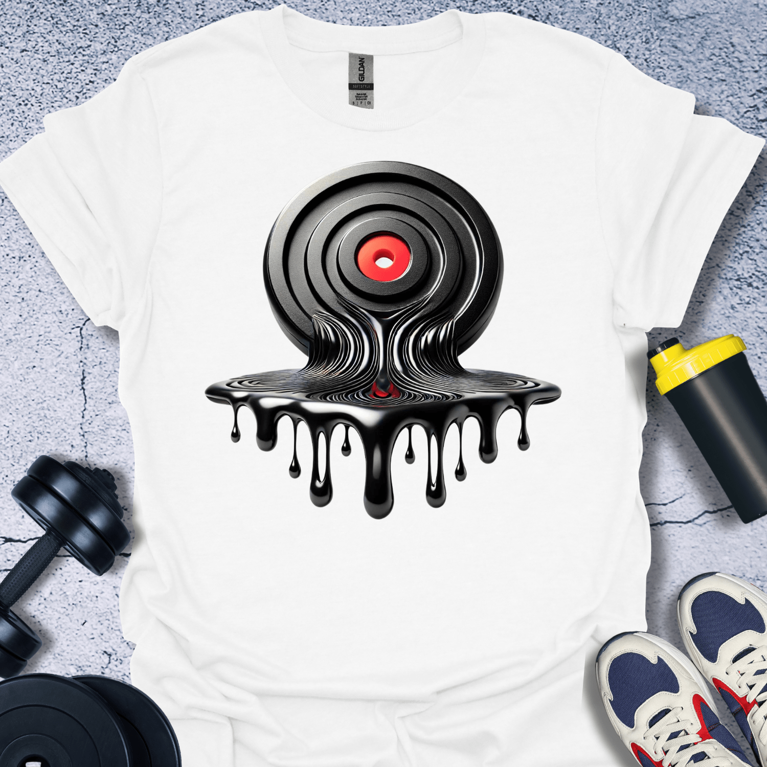 T-Shirt White / S Melting Bumper Plate T-Shirt